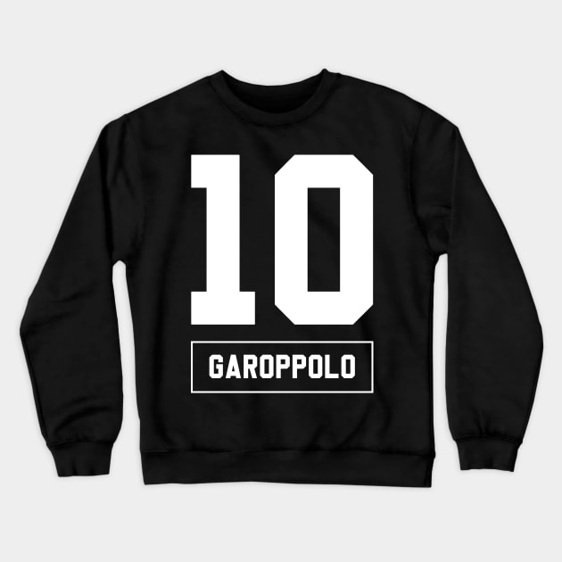 Jimmy Garoppolo San Francisco 49ers Crewneck Sweatshirt by Cabello's